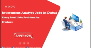 Investment Analyst Jobs in Dubai